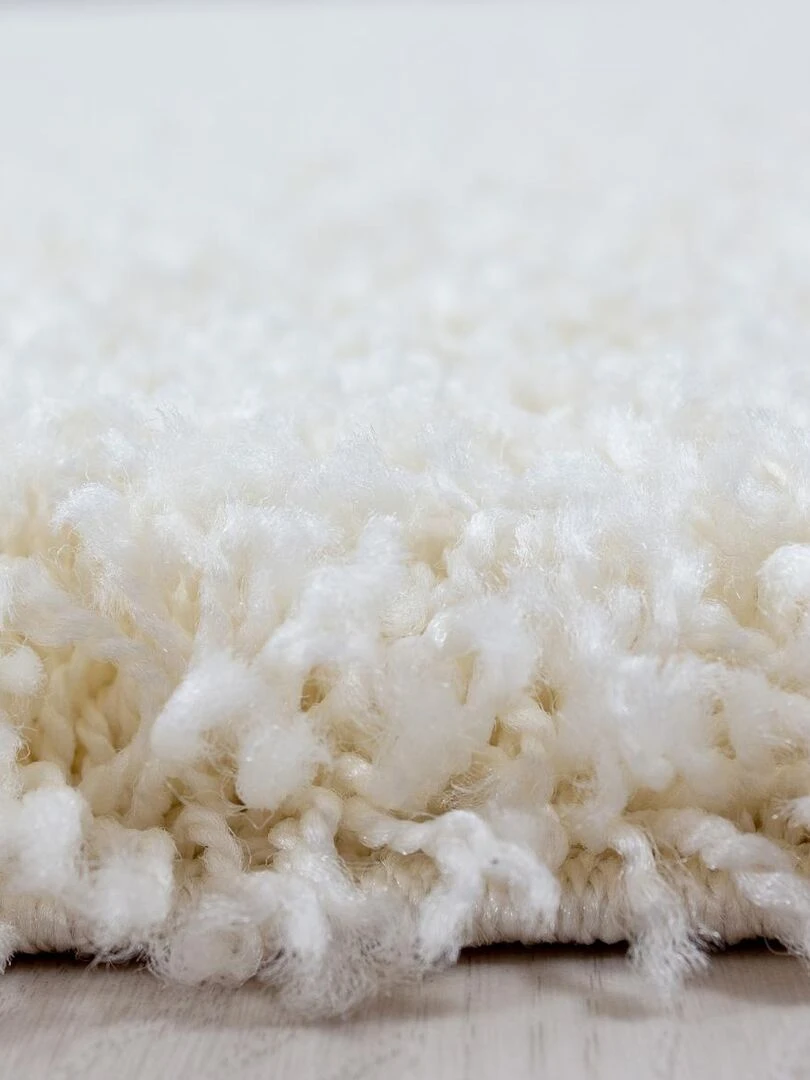 Tapis shaggy UNI C OEKO TEX®   Ecru
