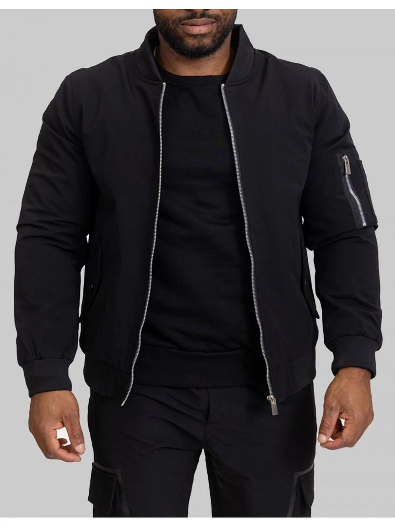 Blouson Bombers Kebello Noir Noir