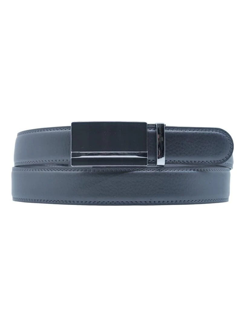 Ceinture en cuir Kebello gris anthracite
