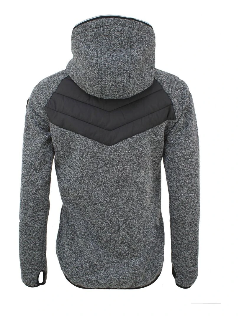 Blouson polaire femme ALBERT Noir Argenté