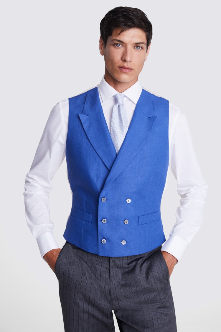 Tailored Fit Brown Morning Waistcoat   Buy Online at Moss