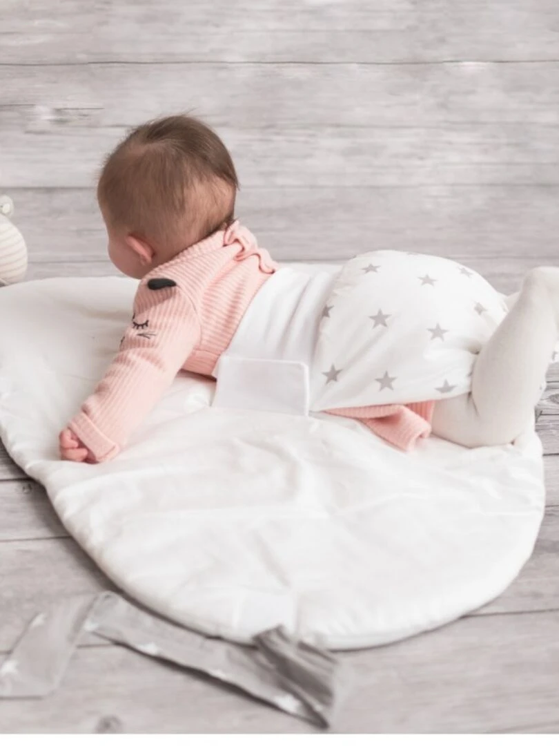Jouet bébé culbuto Chaton Gris
