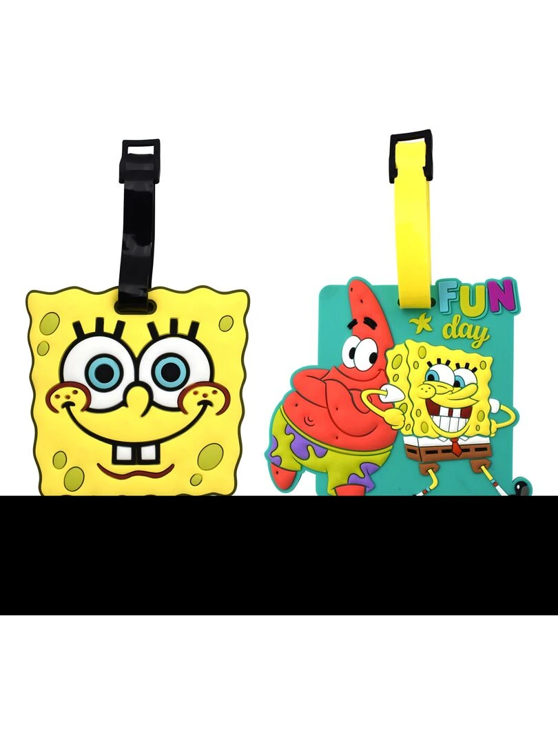 Bob l'Eponge Etiquette Bagage Lot de 2 N/A