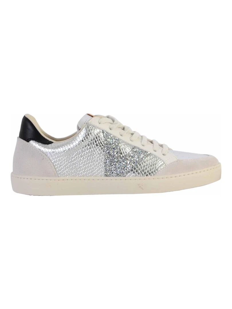 Basket Cuir Victoria* Gris