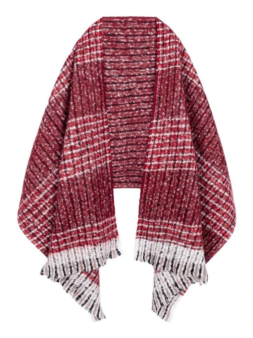 Châle Mohair Leela Fabriqué en France Bordeaux