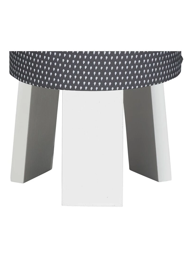 Lampe de chevet avec pied en coton gris SAUTHON Gris