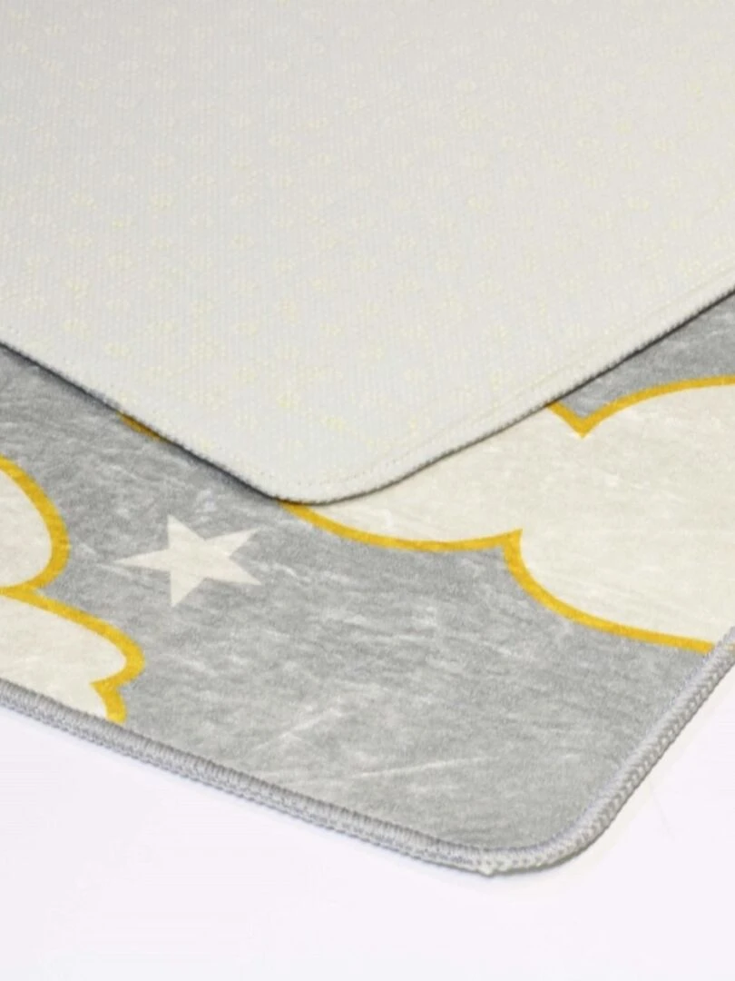 Tapis NUAGE Gris/Jaune   Gris