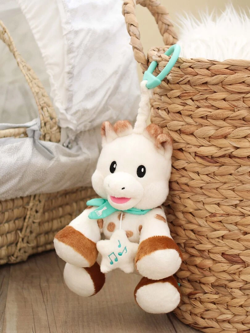 Peluche Musicale Sophie La Girafe Sweety (20 Cm)   Beige