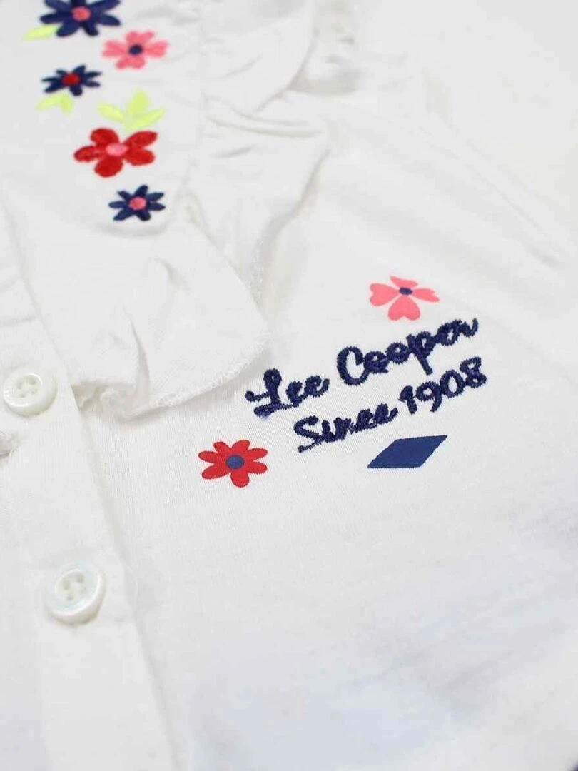 Lee Cooper Ensemble T shirt short bébé fille Imprimé Logo Bleu