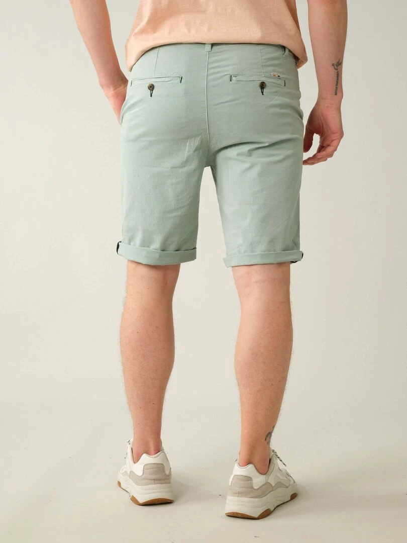 Bermuda en coton pour homme 'Deeluxe'   Vert tilleul