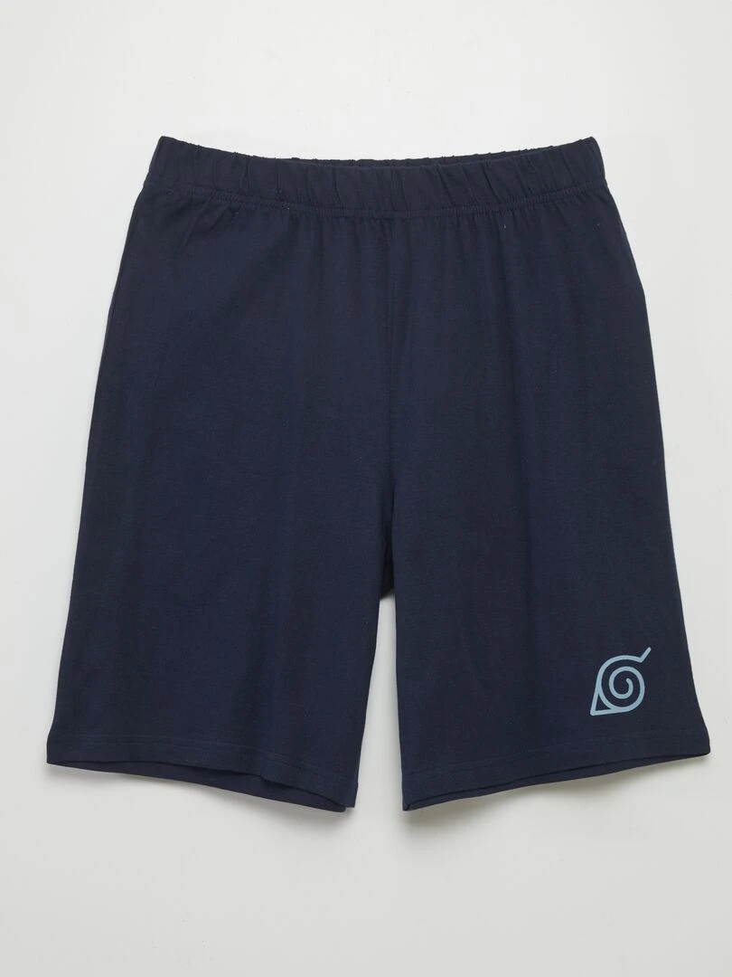 Ensemble de pyjama t shirt + short 'Naruto'   2 pièces   Bleu