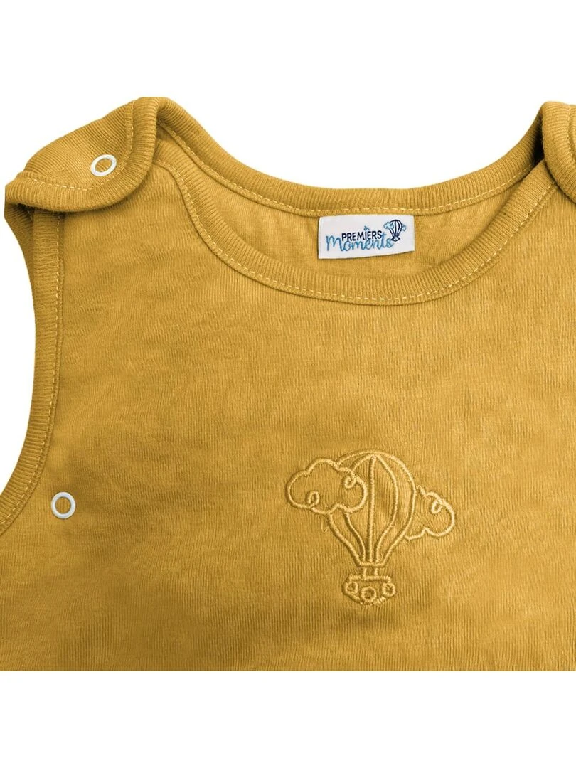 Gigoteuse Mi saison Évolutive 3 6 mois en Coton Bio Miel   Moutarde