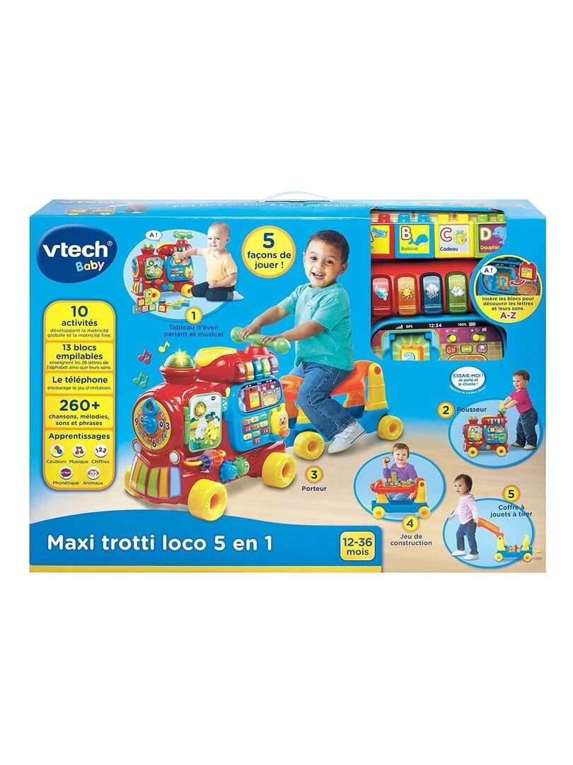 Maxi trotti loco 5 en 1 Multicolore