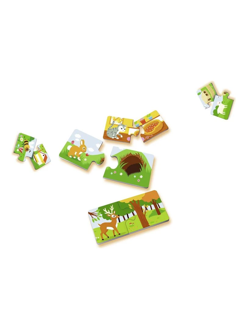 Puzzle duo : Où vivent ils ? N/A