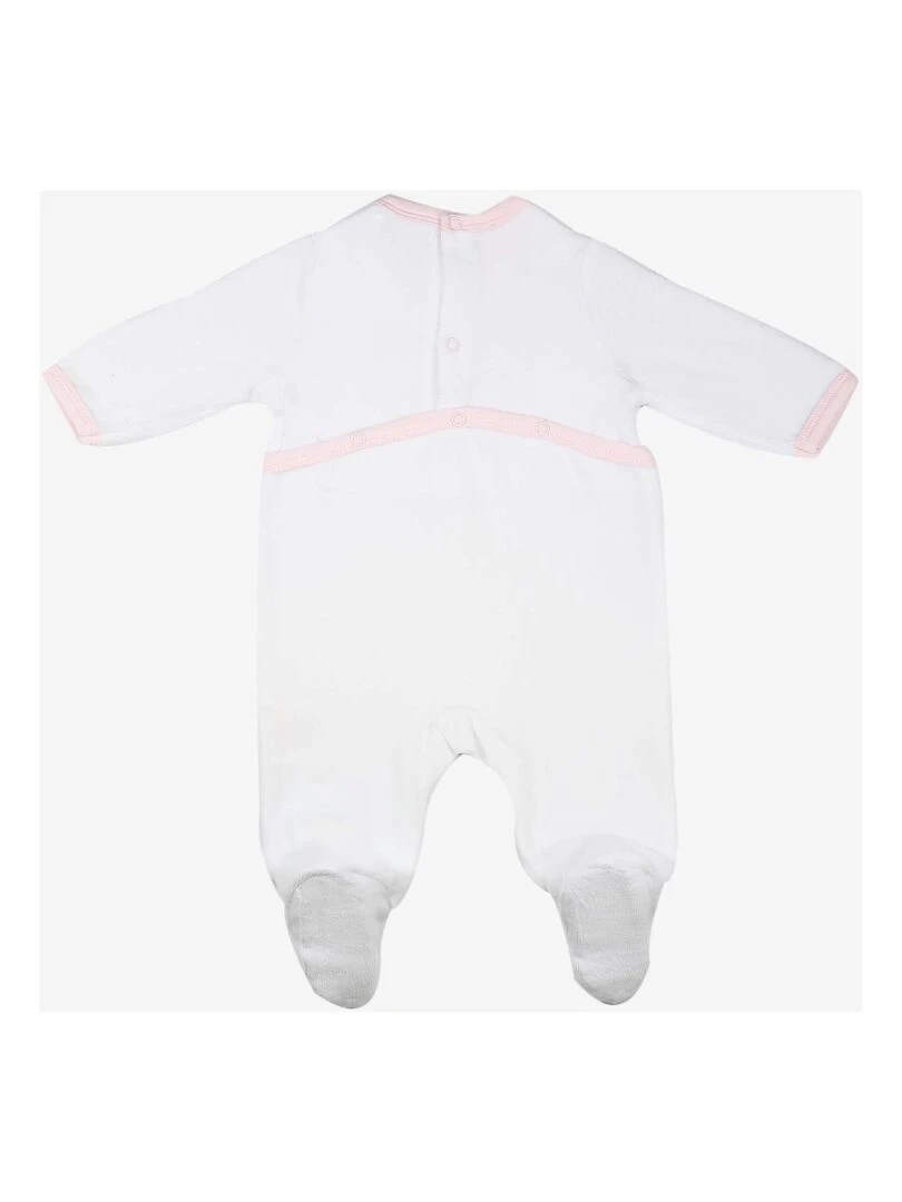 Pyjama bébé modèle Coeur Blanc