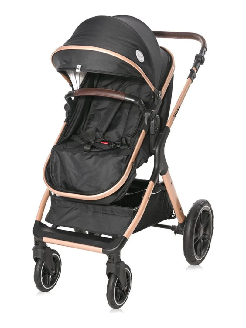 Poussette combinée trio 3 en 1   siège auto 0m – nacelle   0 22kg  – Viola – noir   Noir