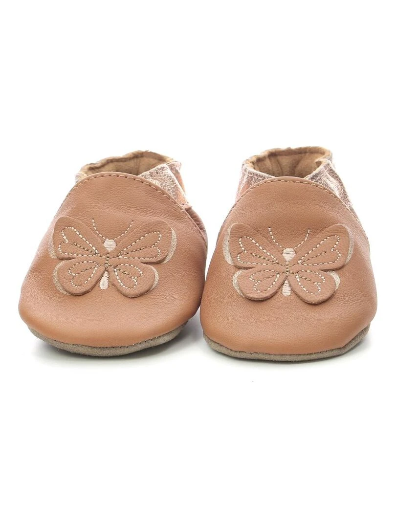Chaussons Cuir Fly In The Wind   Marron