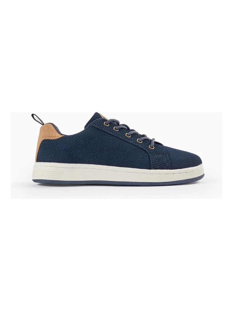 Baskets en daim pour garçon 'ZY 1996' CÉRÉMONIE Bleu foncé