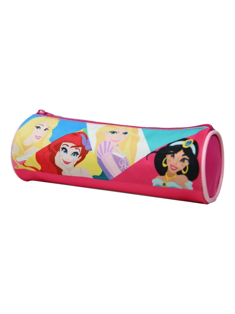 BAGTROTTER Trousse scolaire ronde Princesses Multicolore Rose