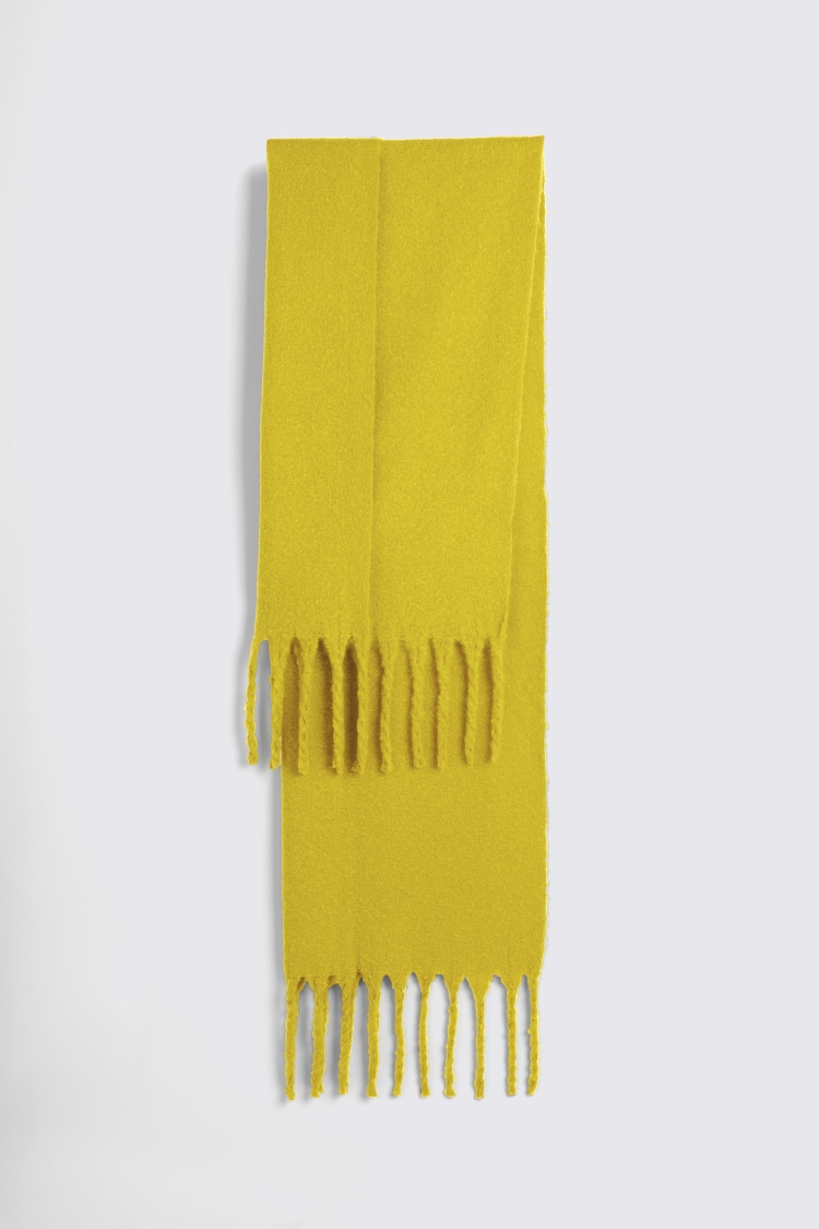 Acid Green Brushed Oversized Scarf Buy Online at Moss