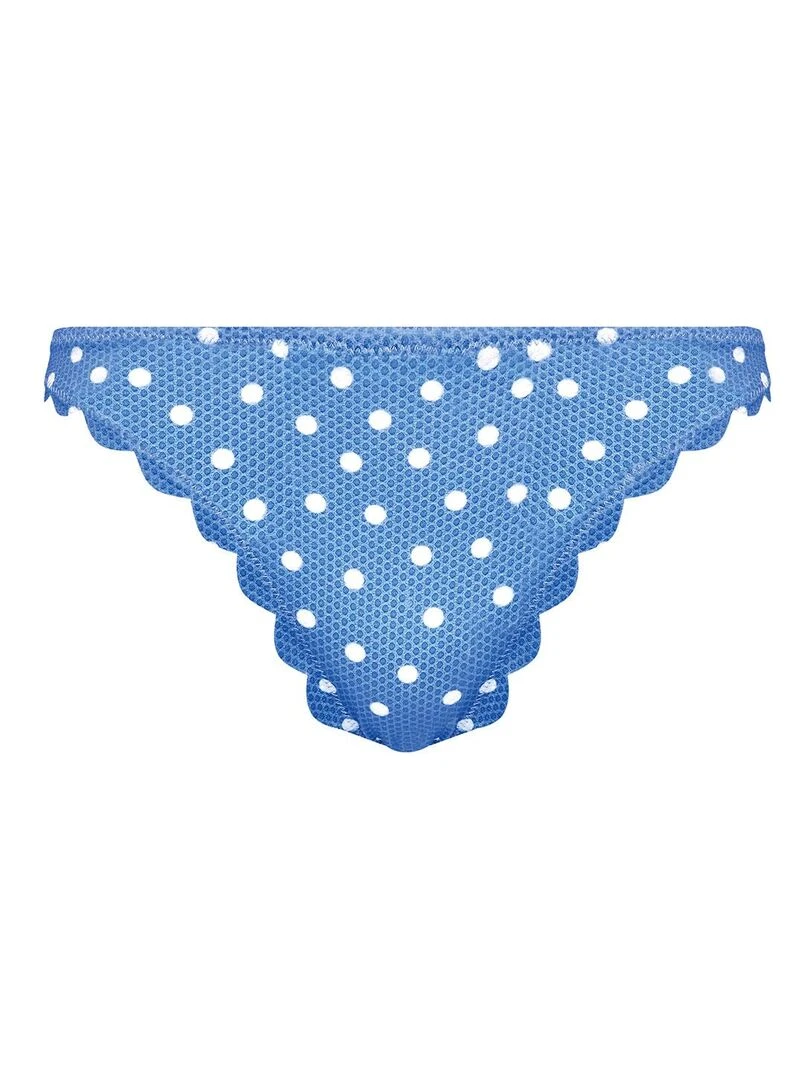 Slip de bain COQUILLAGE Brigitte Bardot Bain Bleu