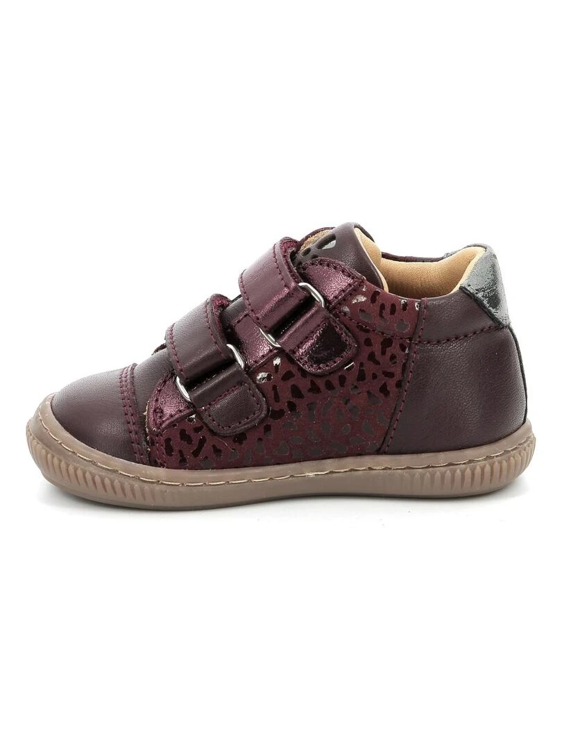 Sneakers hautes Cuir Frakro   Bordeaux