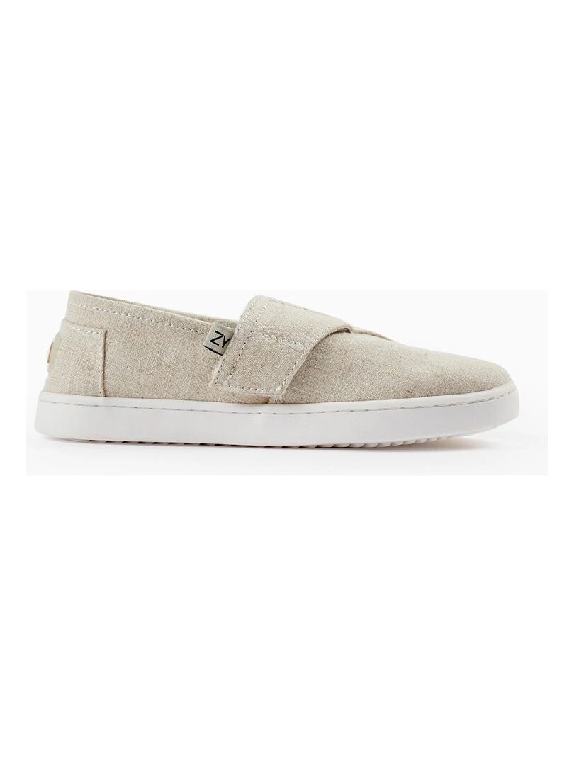 Espadrilles en tissu pour garçon BROTHERS&SISTERS Beige clair
