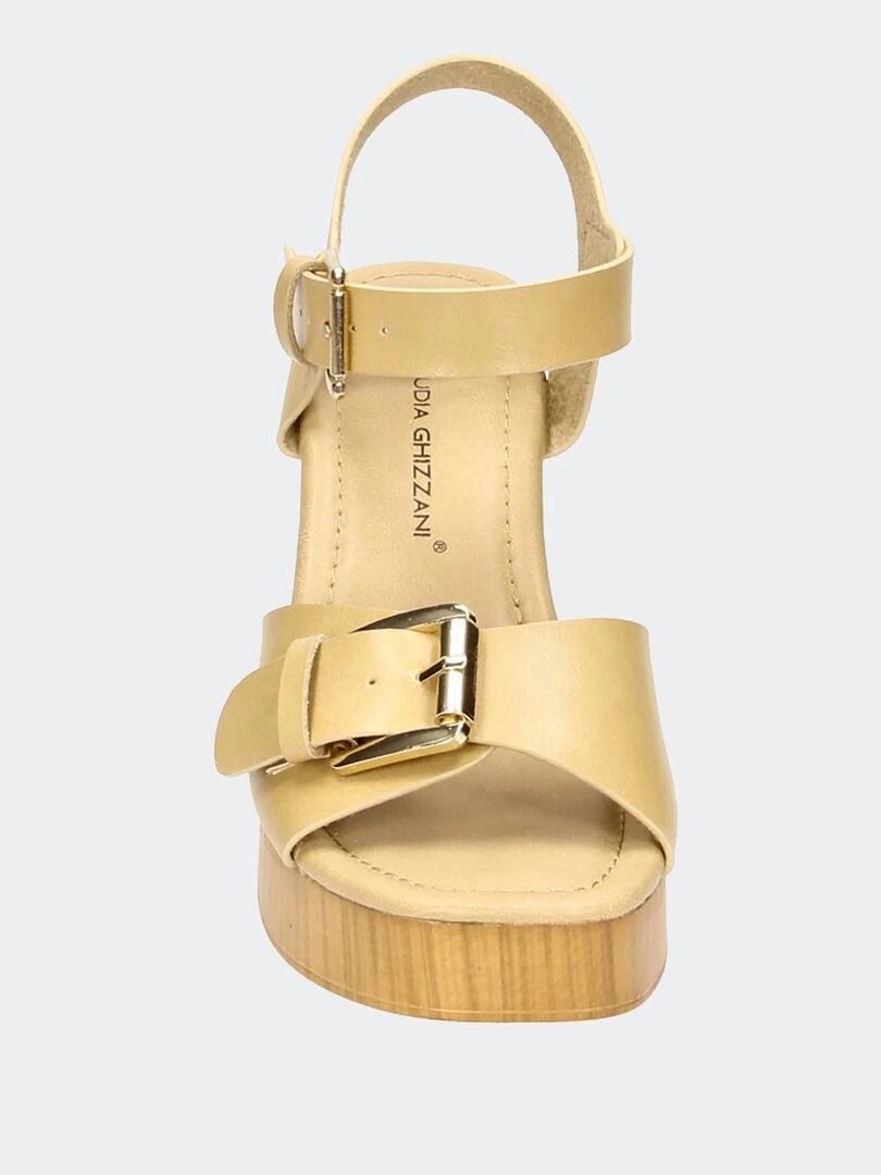 Sandales à talons   Beige