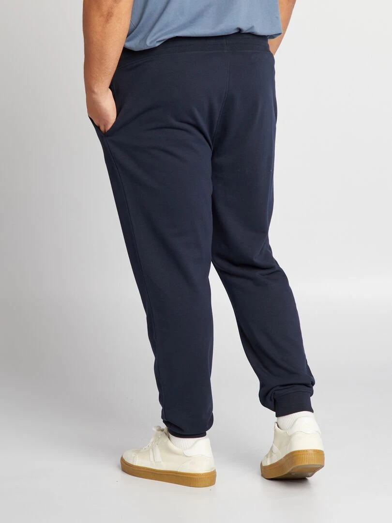 Pantalon de jogging en molleton   Bleu marine