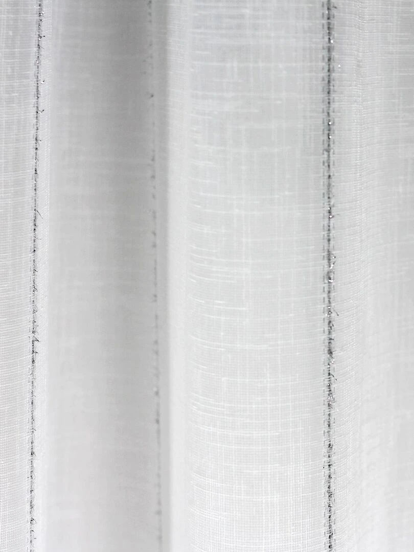 Voilage tamisant Glossy Blanc
