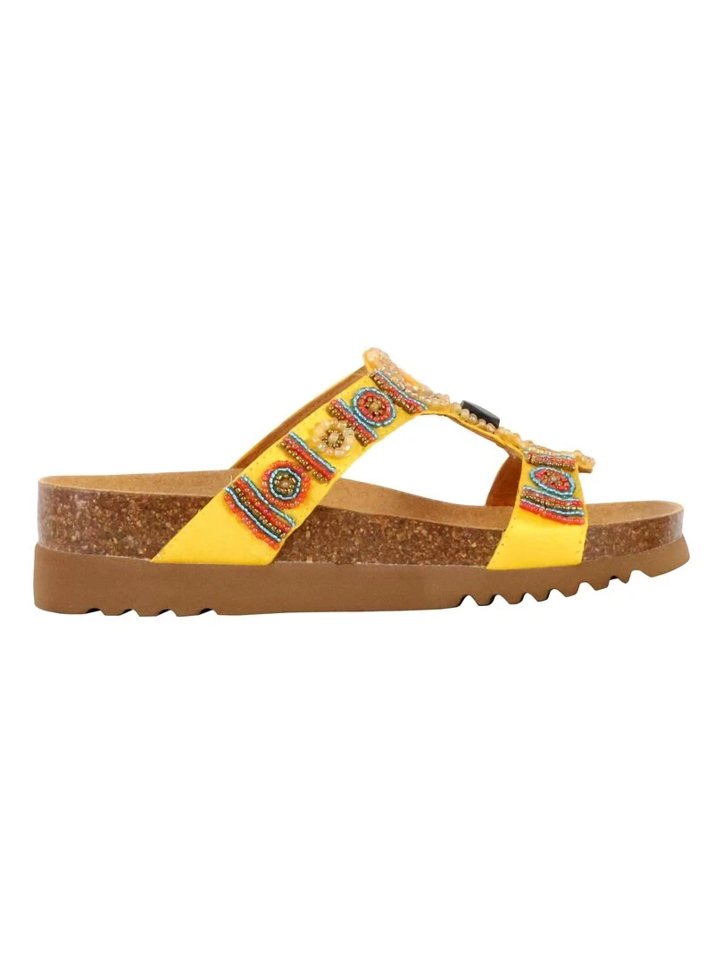 Mules à Enfiler Scholl New Bogota'Wedge Jaune
