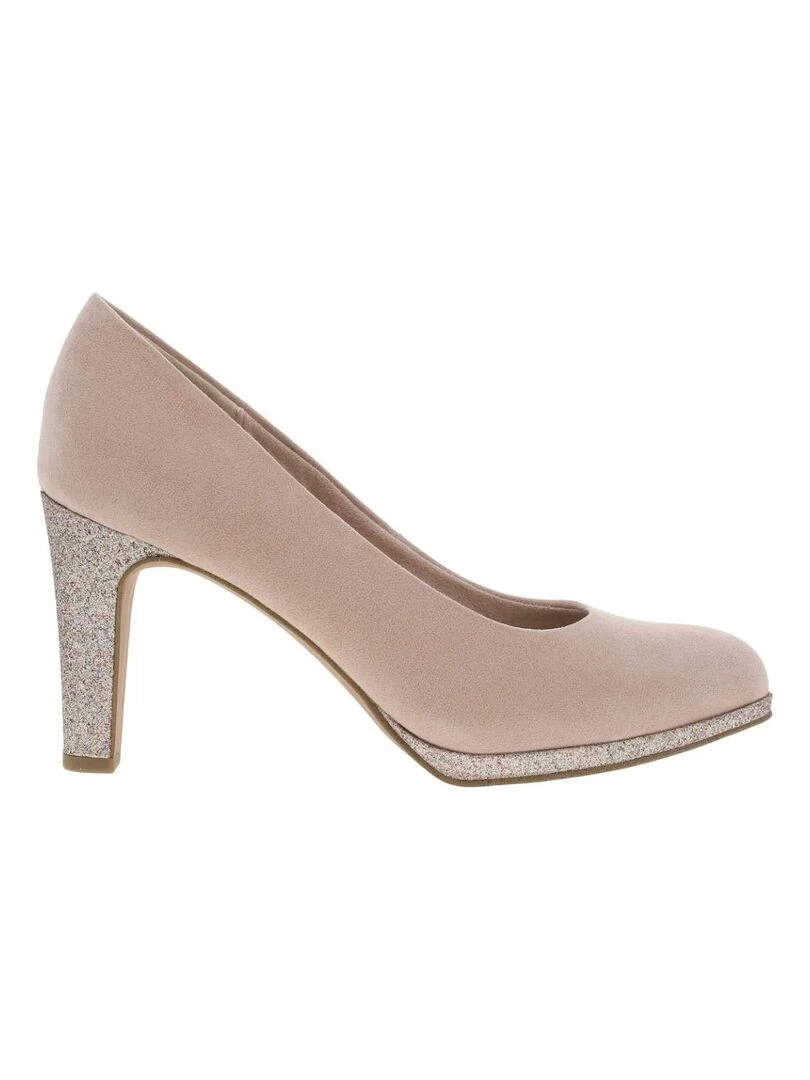 MARCO TOZZI Escarpins talon décroché haut Beige