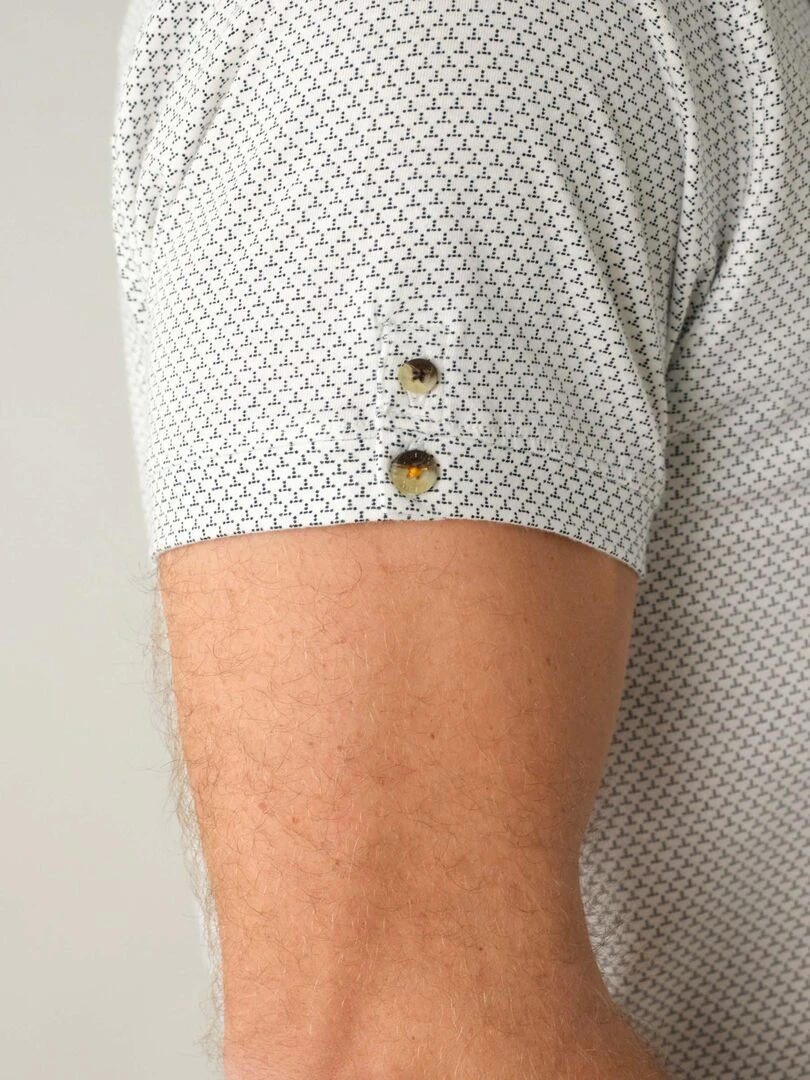 Polo homme en jersey 'Deeluxe'   Blanc