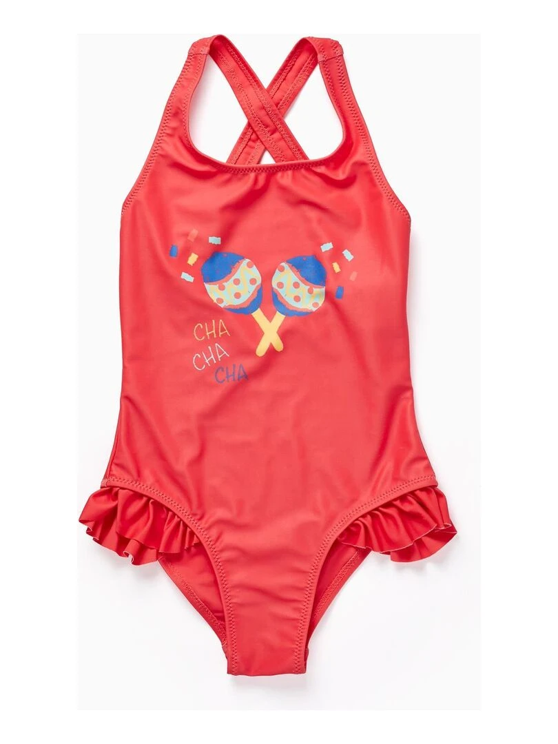 Maillot de Bain pour Fille 'Cha Cha Cha' Rose