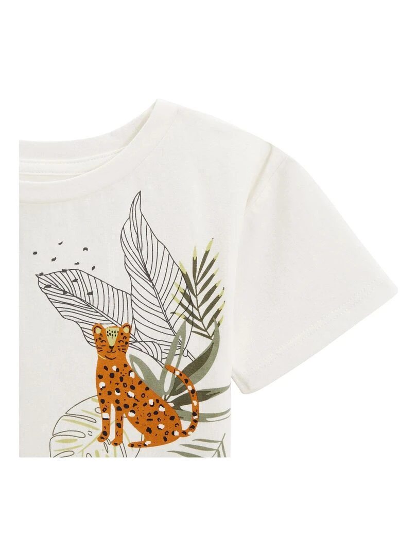 Lot de 2 t shirts enfant Olajava   Vert