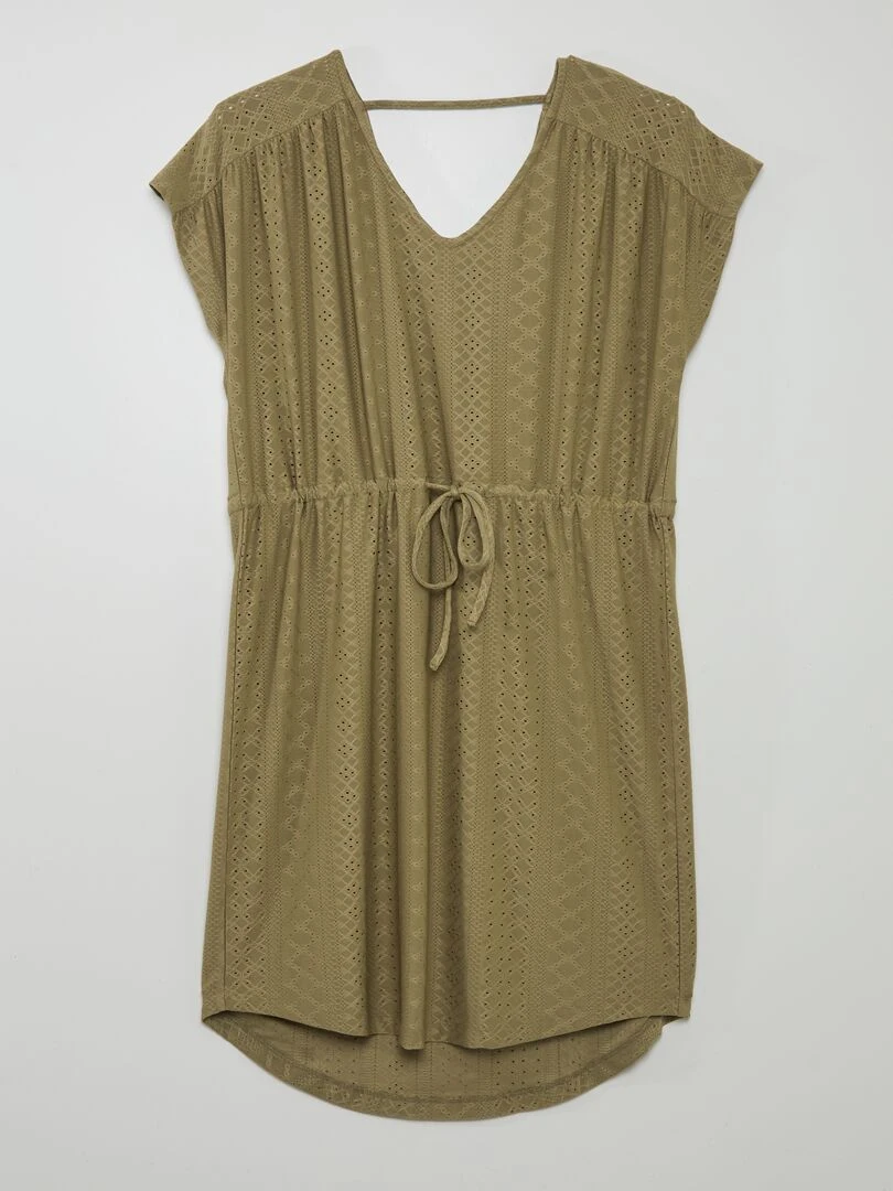 Robe ajourée 'JDY' Kaki