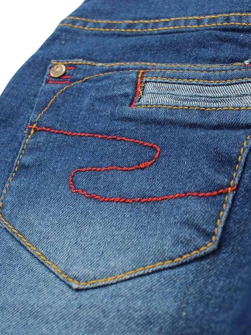 Lee Cooper   Bermuda garçon imprimé logo en coton   Bleu