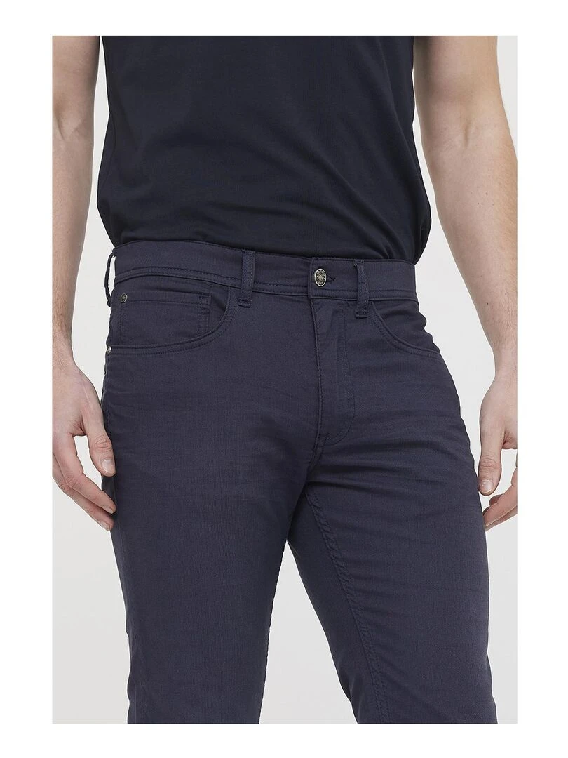 Lee Cooper   Pantalon coton straight LC122   Bleu marine