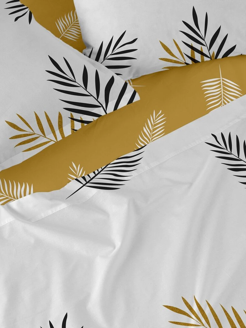 Drap Foliage "Happyfriday"   Blanc