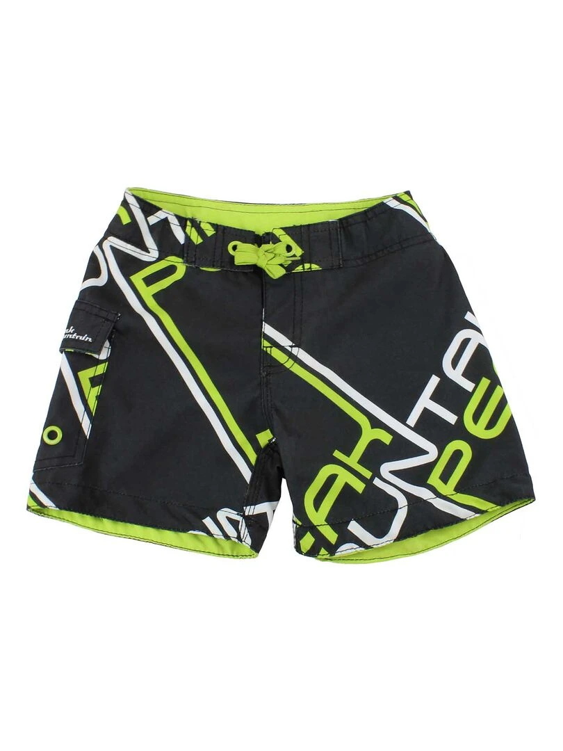 Bermuda de bain homme COUMEA PEAK MOUNTAIN Noir Noir