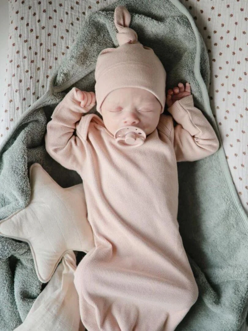 Cape de bain en coton bio Moss   Vert