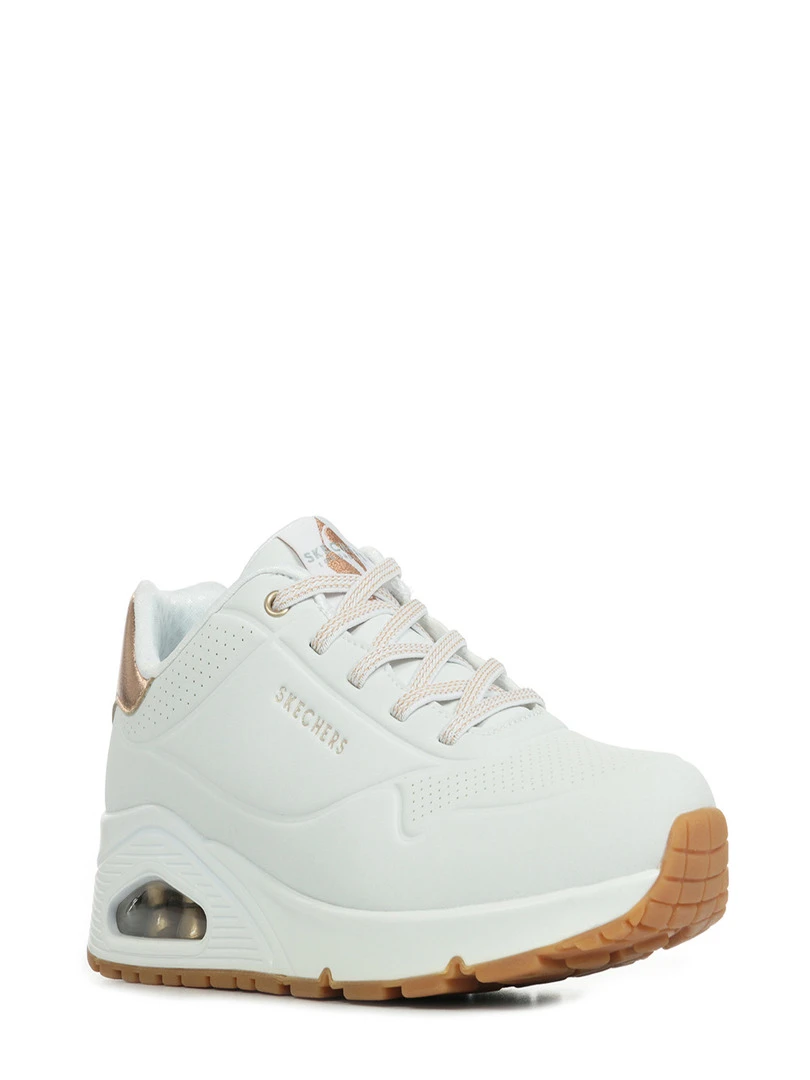 Baskets Uno Blanc Doré