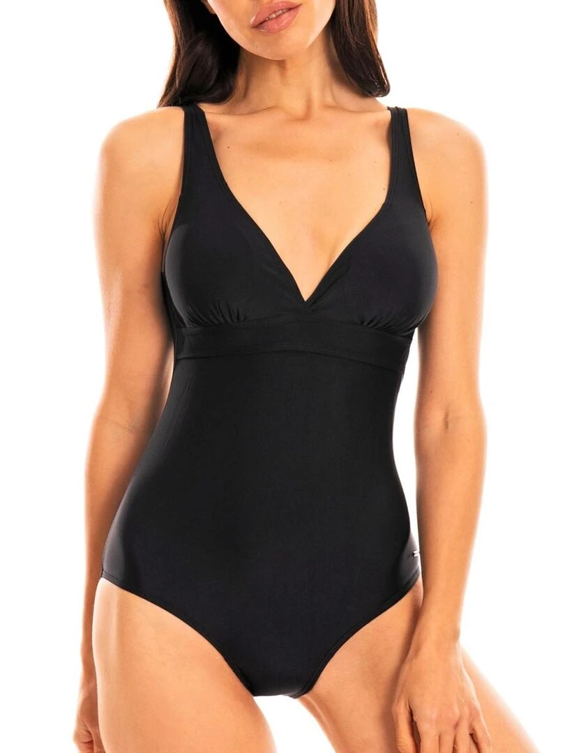 Maillot de bain 1 pièce sans armatures Flora Noir