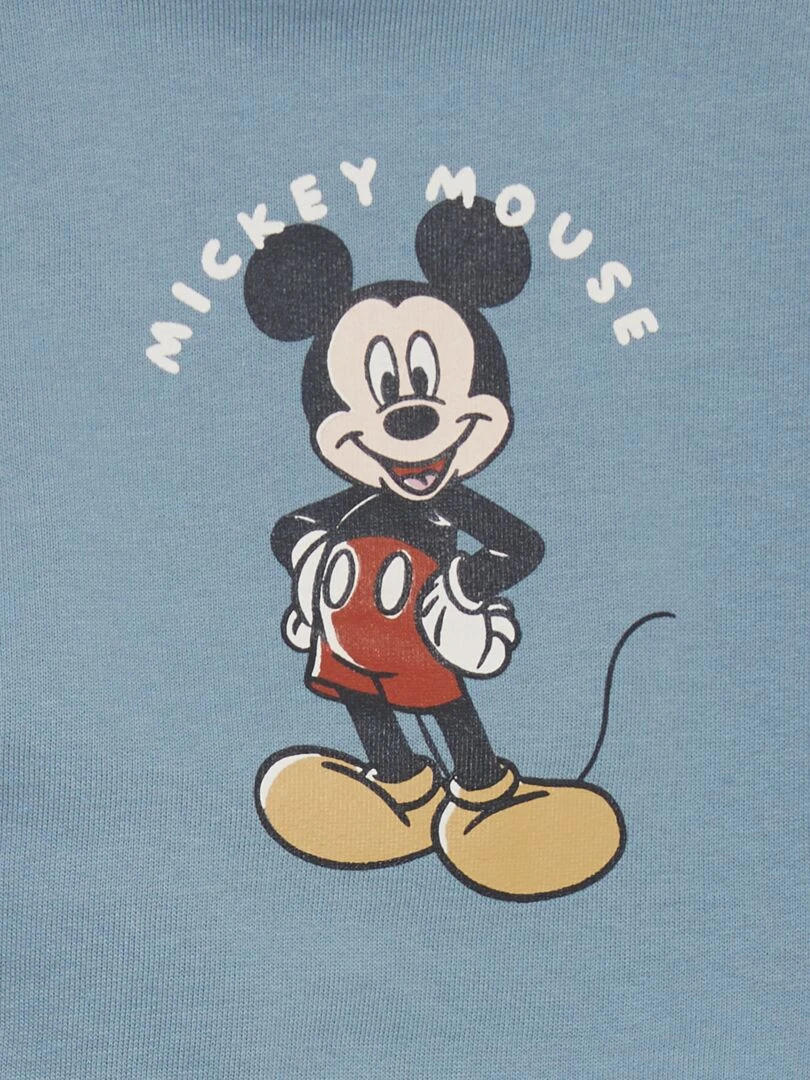 Sweat zippé à capuche 'Mickey' de 'Disney'   Bleu