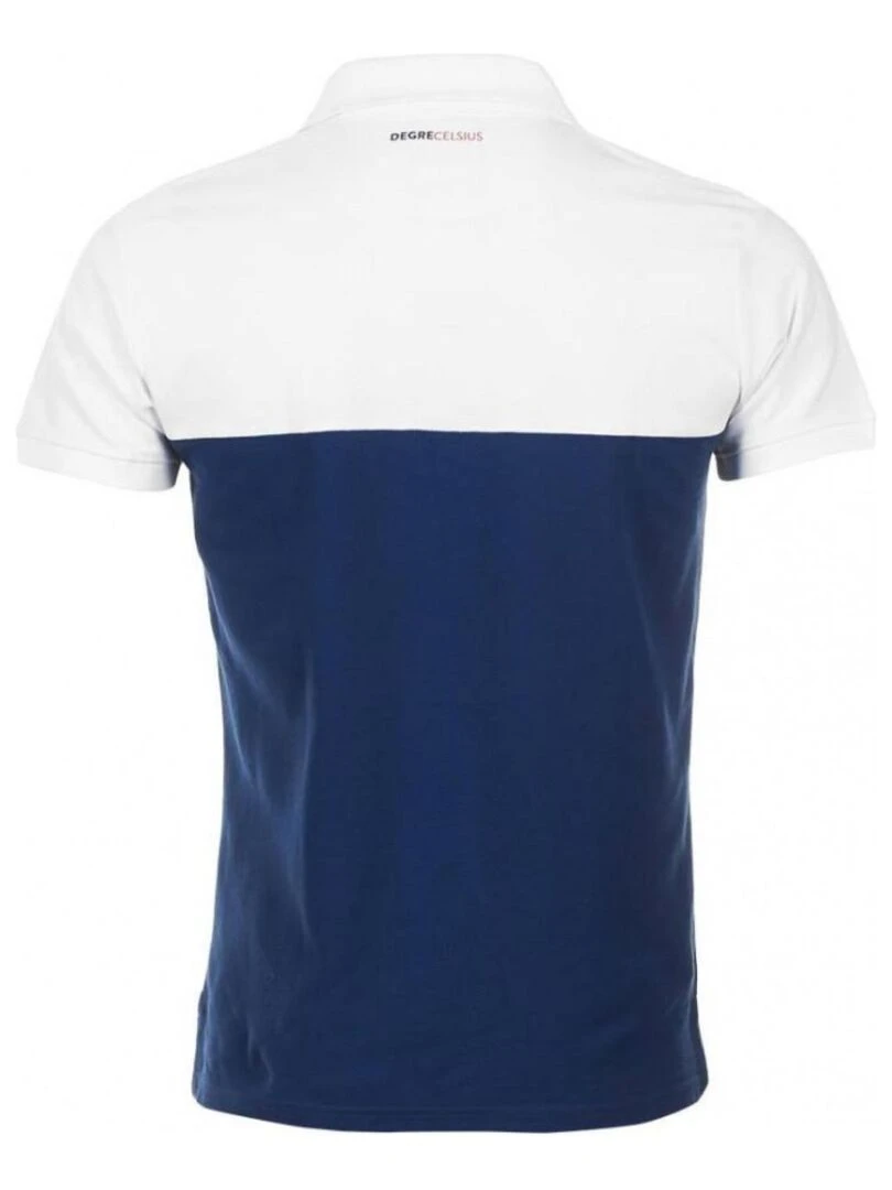 Polo manches courtes homme CALOSTE DEGRE CELSIUS Blanc Bleu
