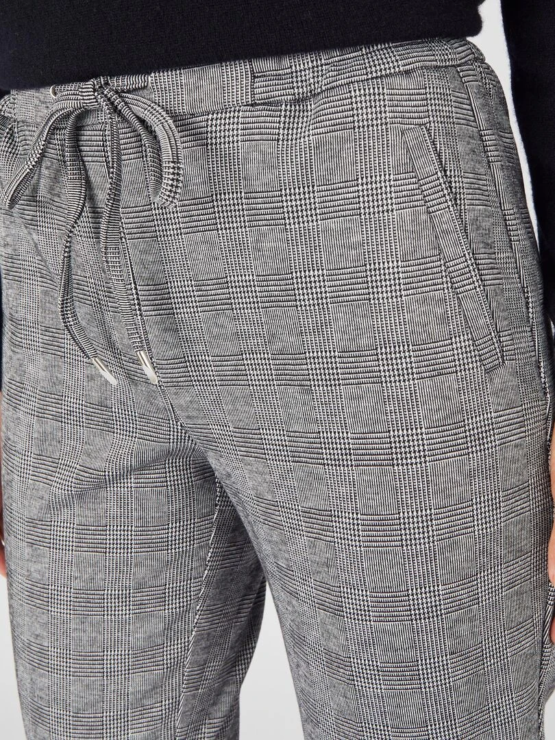 Pantalon 7/8ème enfilable maille milano stretch Damart Noir