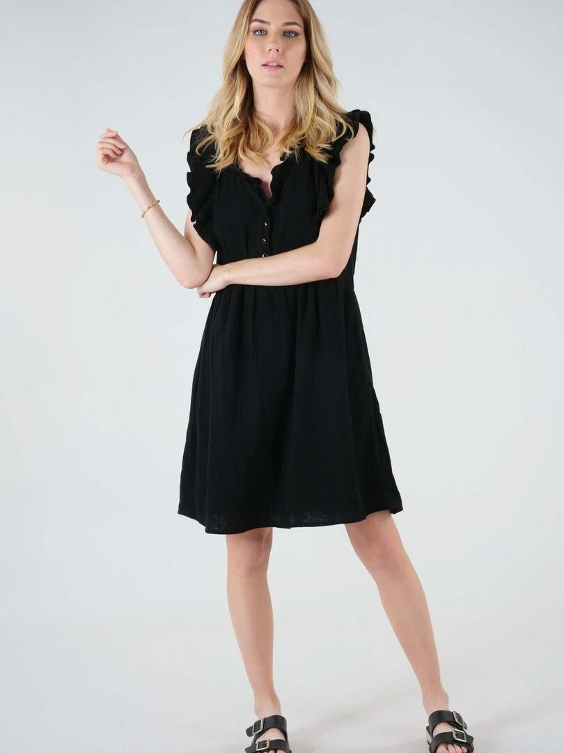 Robe courte pour femme 'Deeluxe' Noir