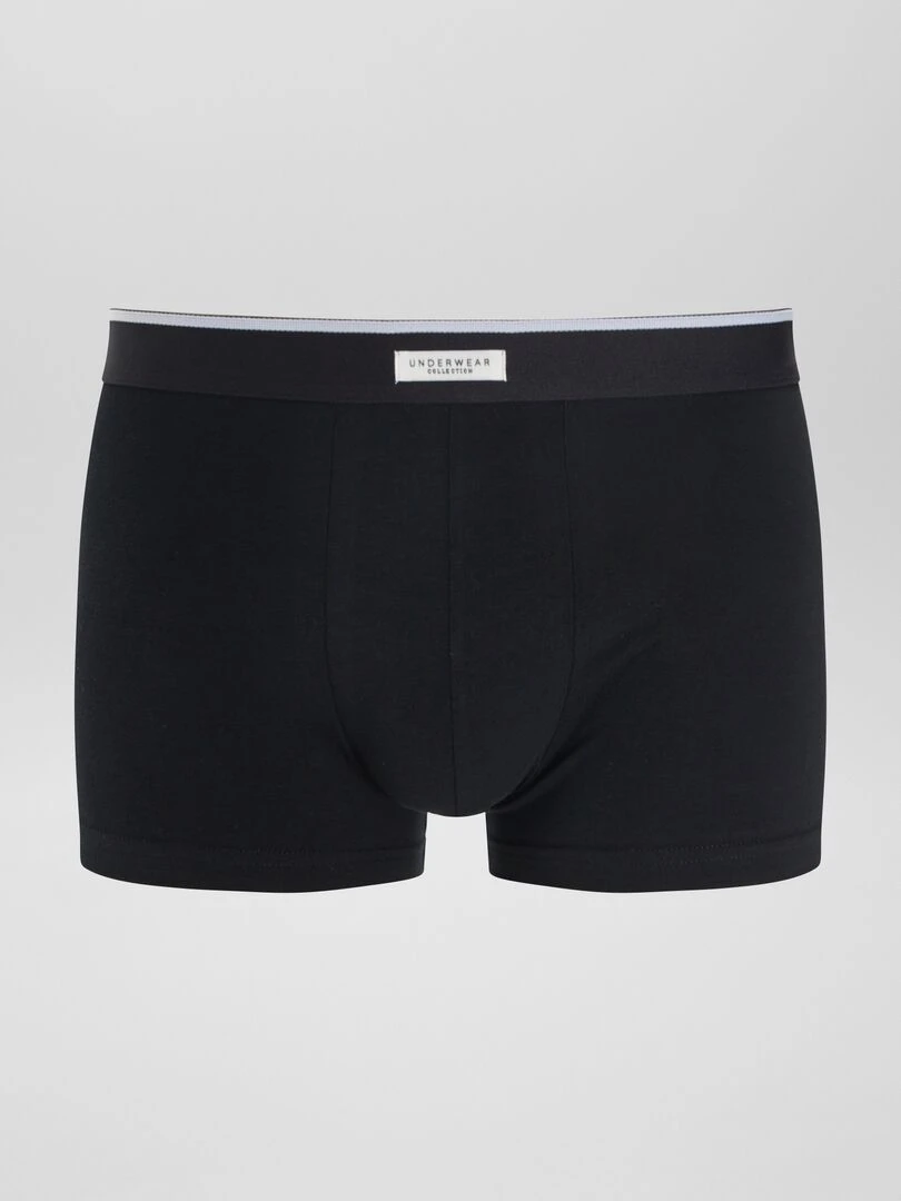 Lot 3 boxers stretch   Blanc/noir