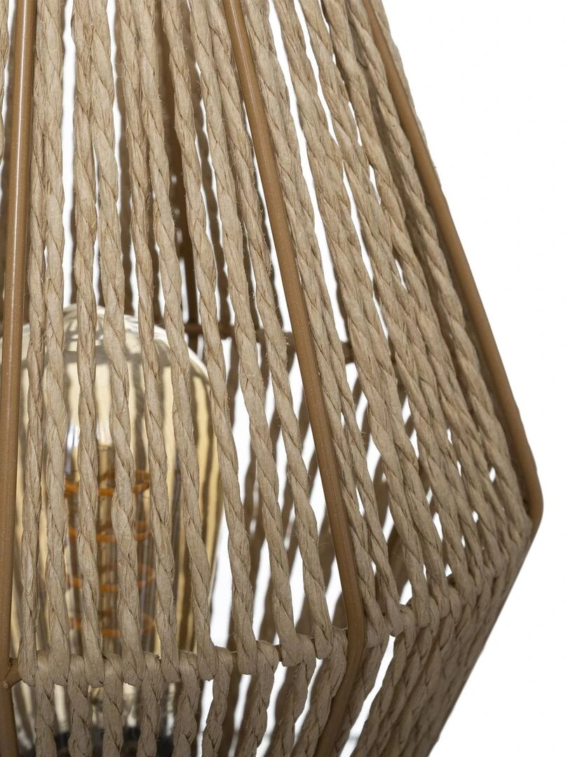 Lampadaire au style exotique   Beige