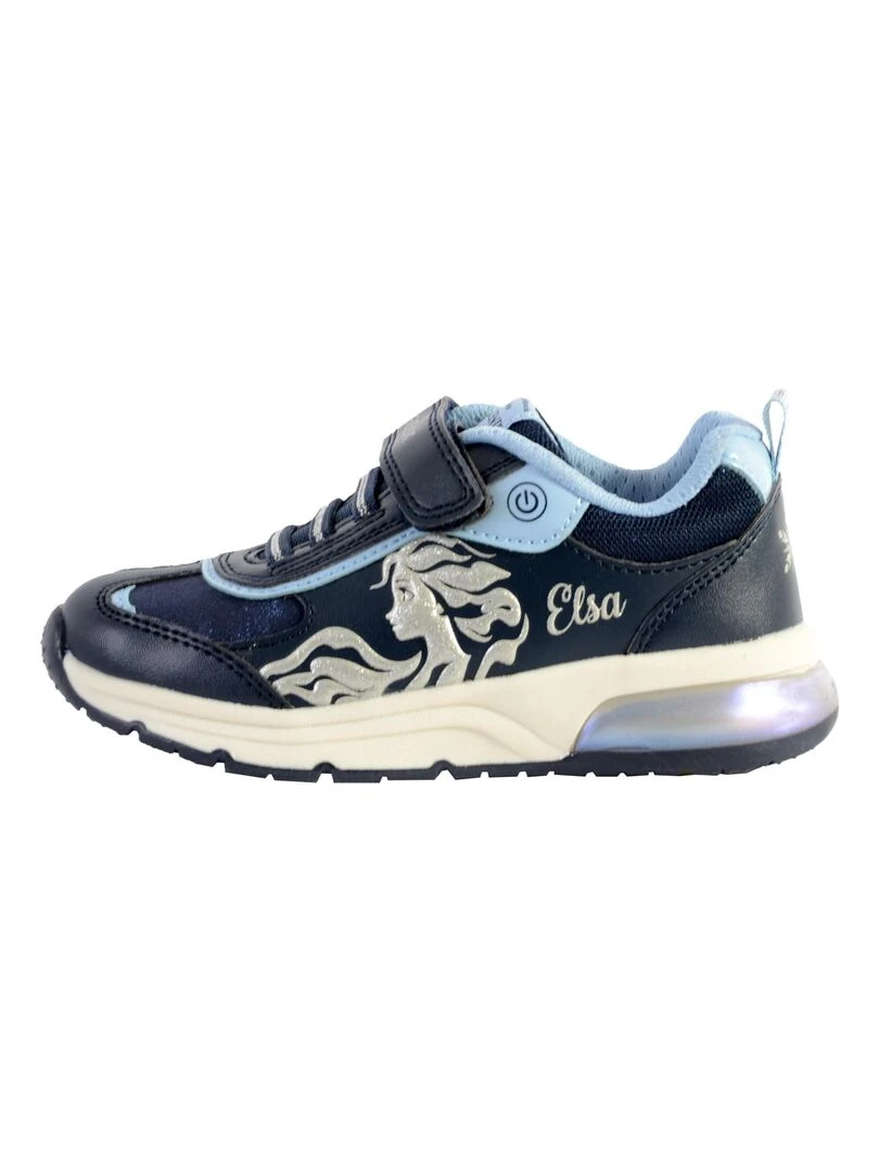 Basket Geox EnfantFille J Spaceclub G. B Bleu